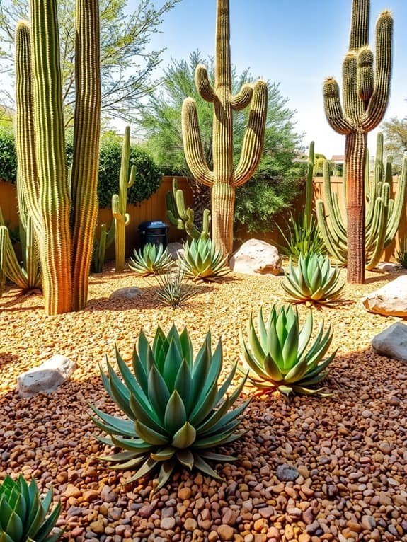 add decorative gravel accents