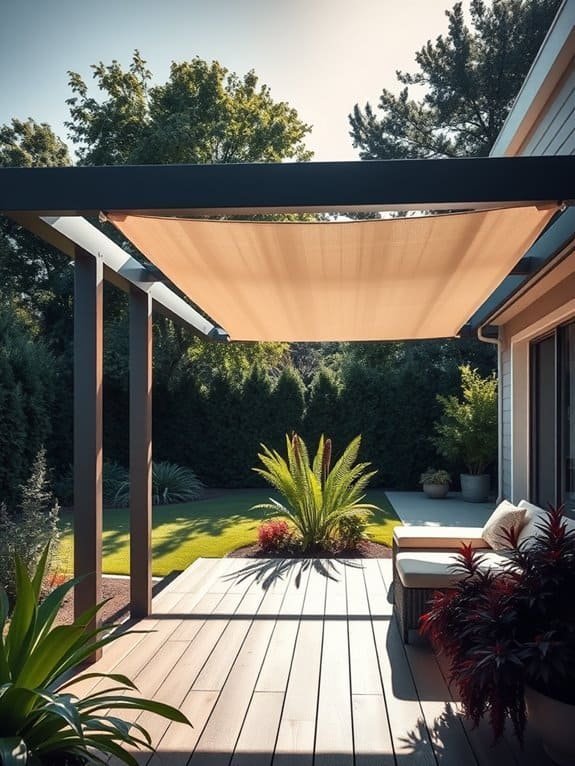 adjustable outdoor shade structure