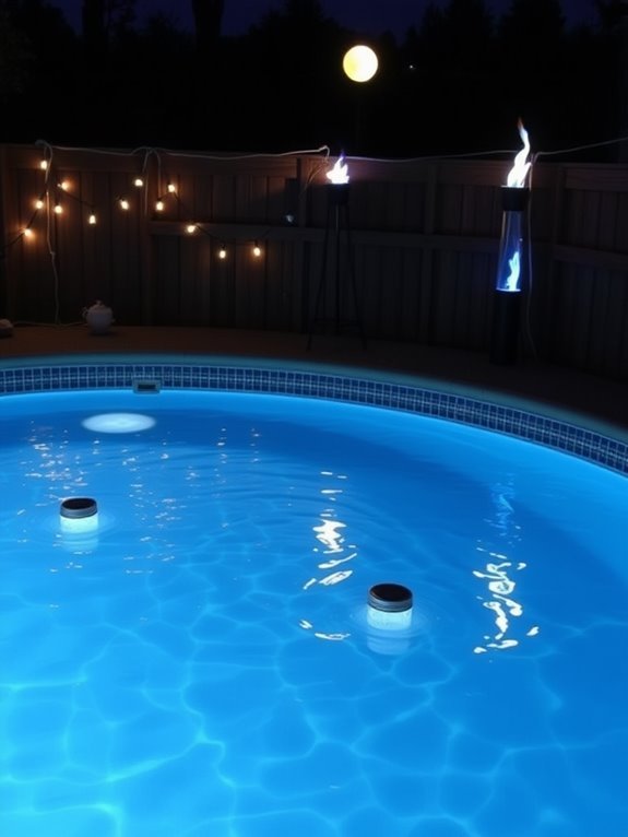 affordable swimming pool illumination