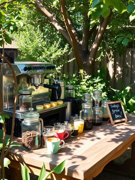 al fresco coffee experience