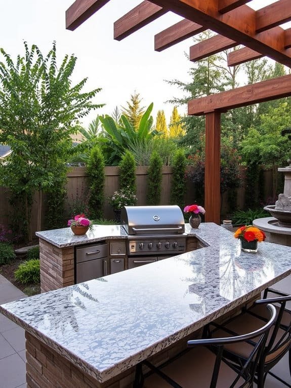 al fresco cooking space