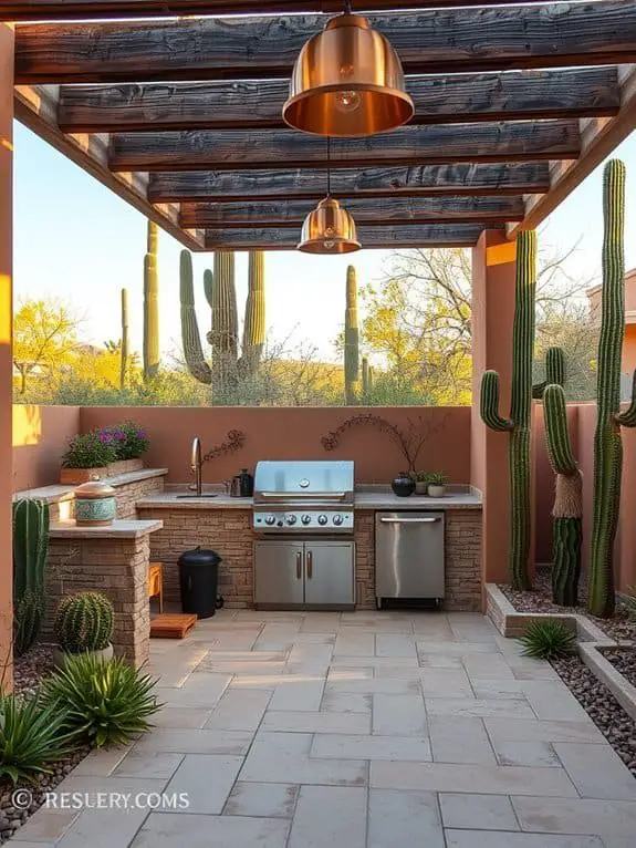 al fresco cooking spaces
