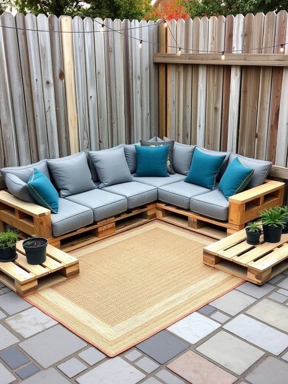 al fresco dining space