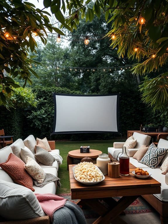 alfresco cinema experience outdoors
