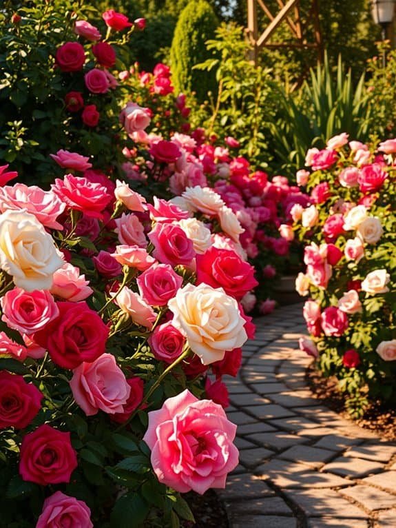 aromatic blooming rose types
