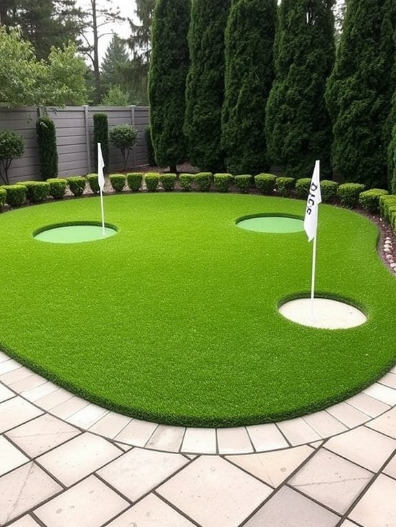 artificial grass golf practice