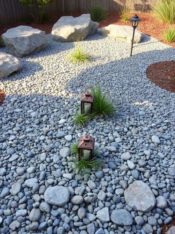 artistic stone design displays