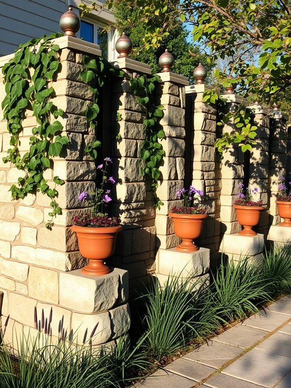artistic stone wall designs
