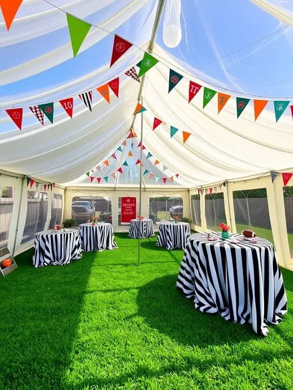 athletic celebration outdoor canopy