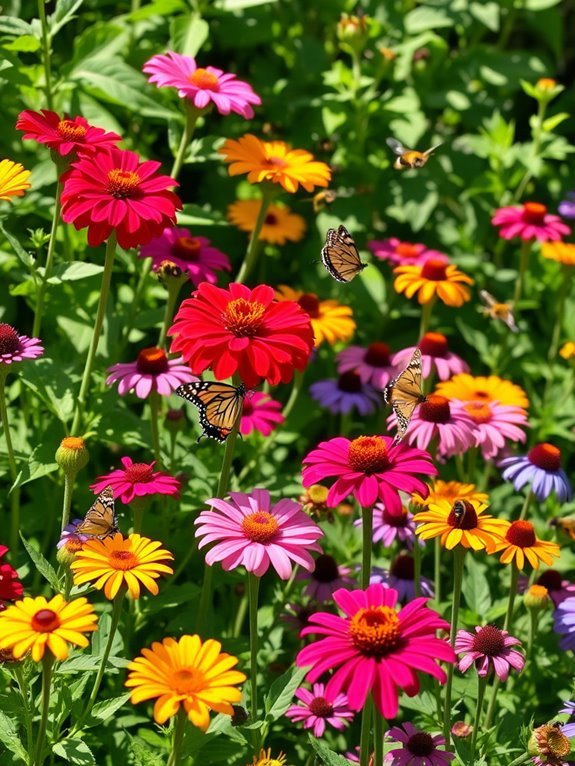 attracting butterflies and pollinators