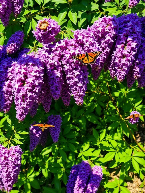 attracting pollinators with butterflies