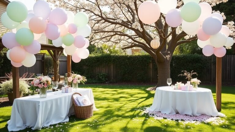 backyard baby shower ideas