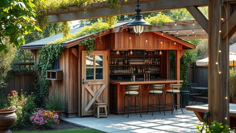 backyard bar shed inspiration