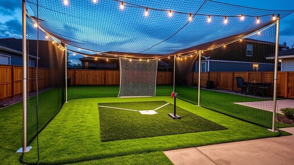 backyard baseball training setups