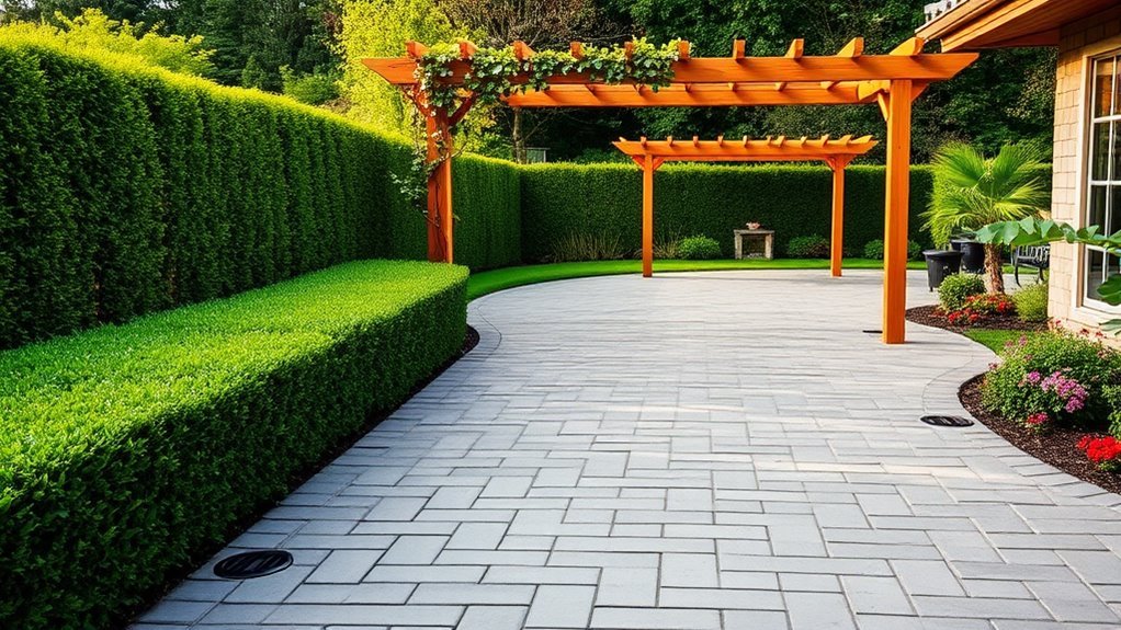 backyard driveway design ideas