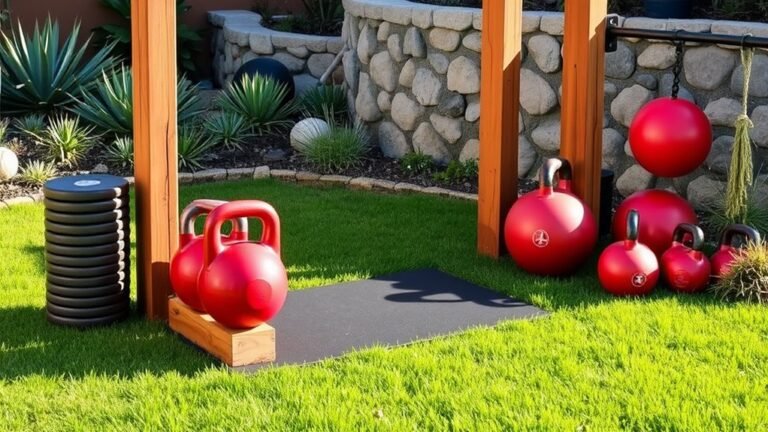 backyard fitness equipment ideas