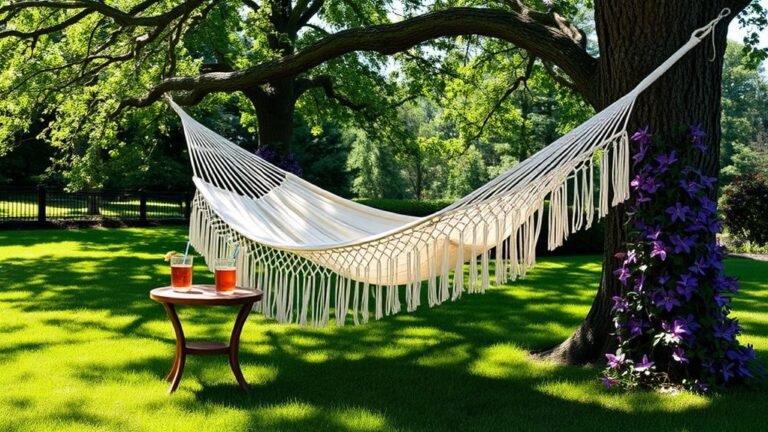 backyard hammock relaxation ideas