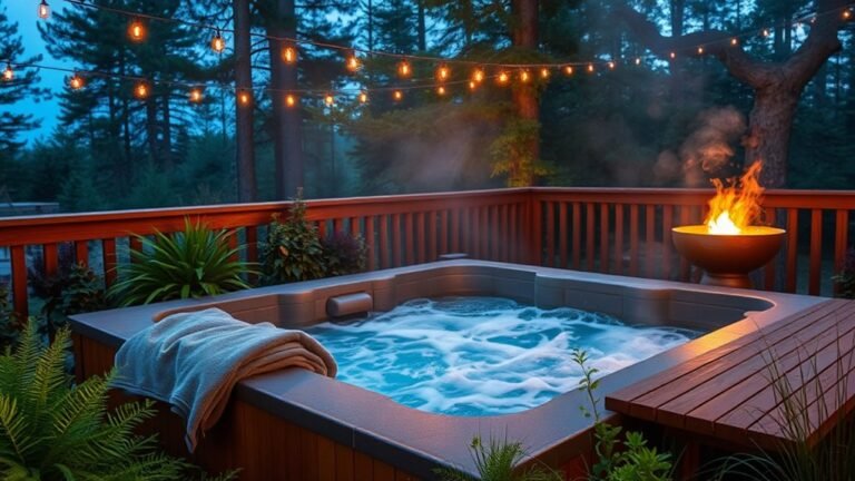 backyard hot tub inspirations