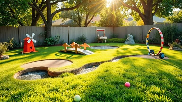 backyard mini golf activities