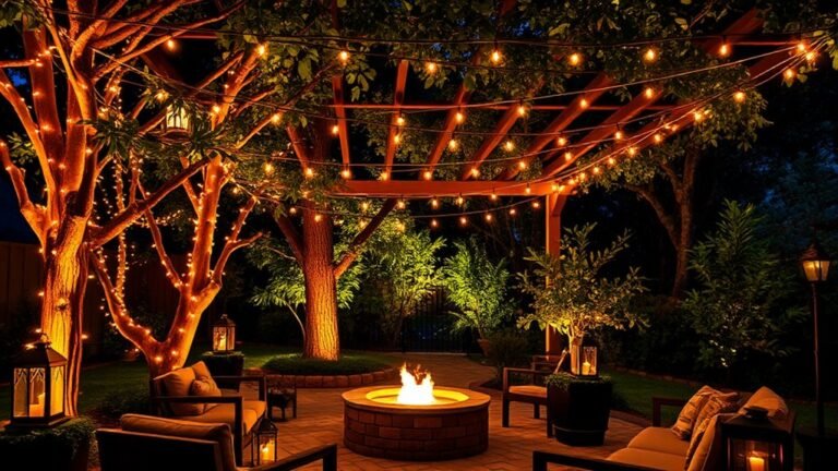 backyard party lighting ideas