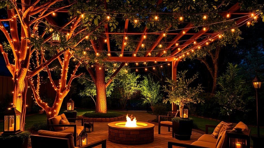 backyard party lighting ideas