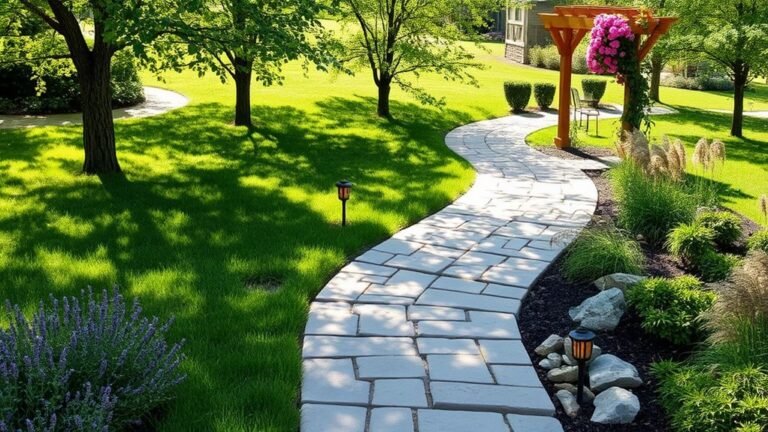 backyard pathway design ideas