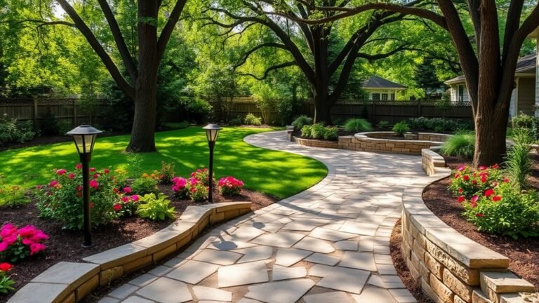 backyard paver walkway designs