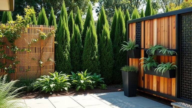 backyard privacy screen options