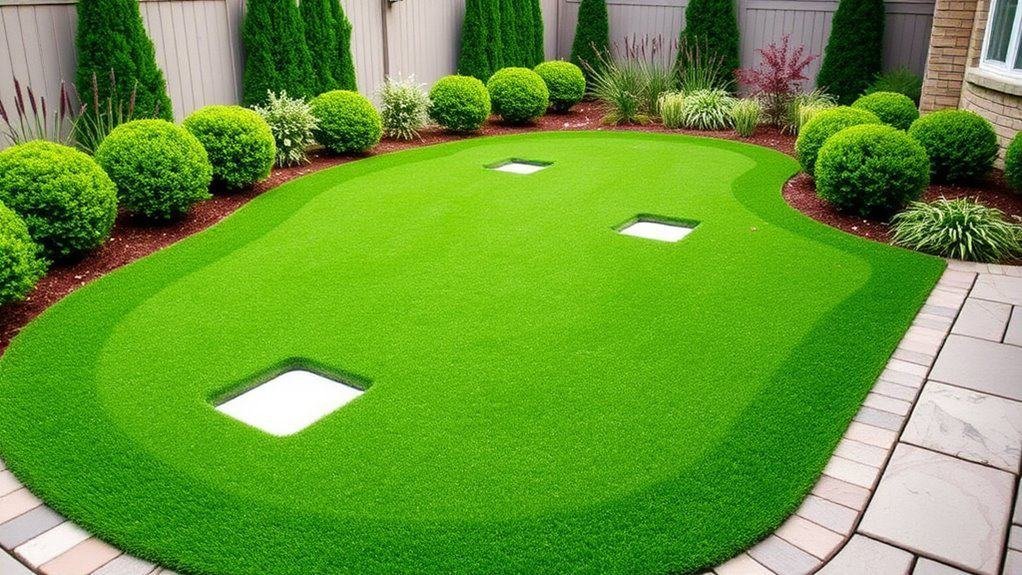 backyard putting green designs