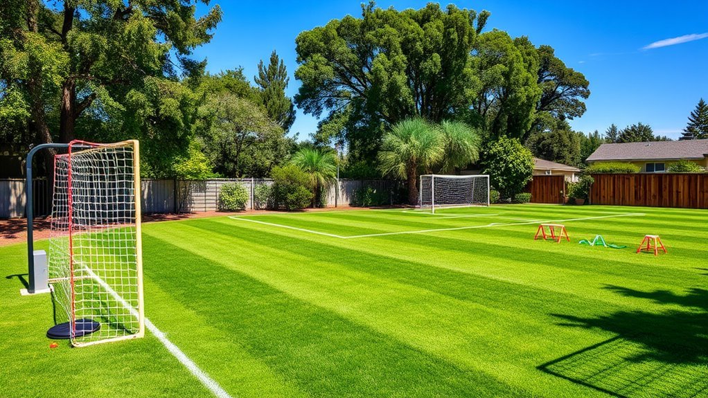 backyard soccer field ideas