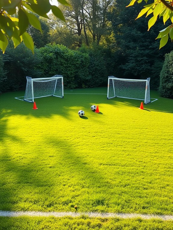 backyard soccer practice activities