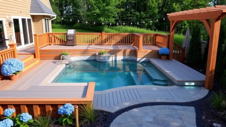 backyard swim spa designs