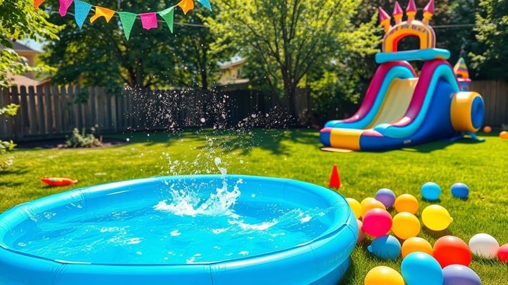 backyard water birthday fun