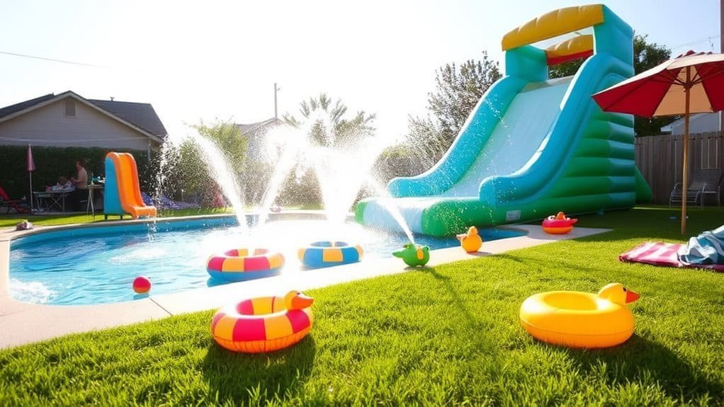 backyard water park ideas