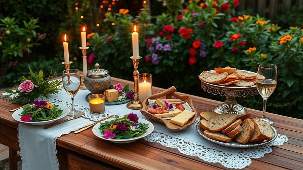 backyard wedding meal ideas