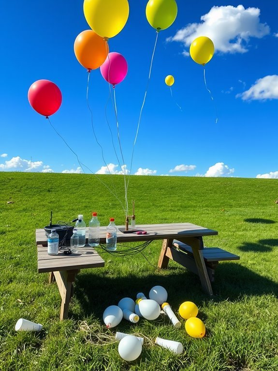 balloon launch scientific experiment