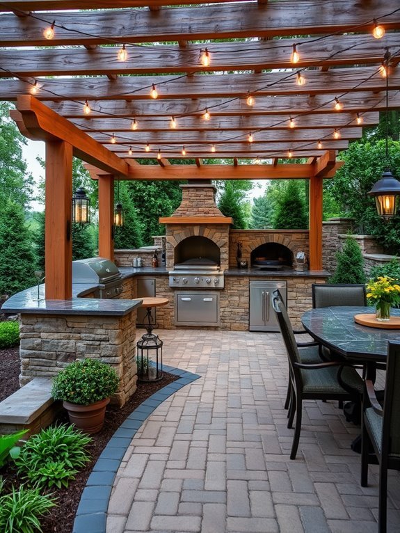 beautiful al fresco cooking spaces