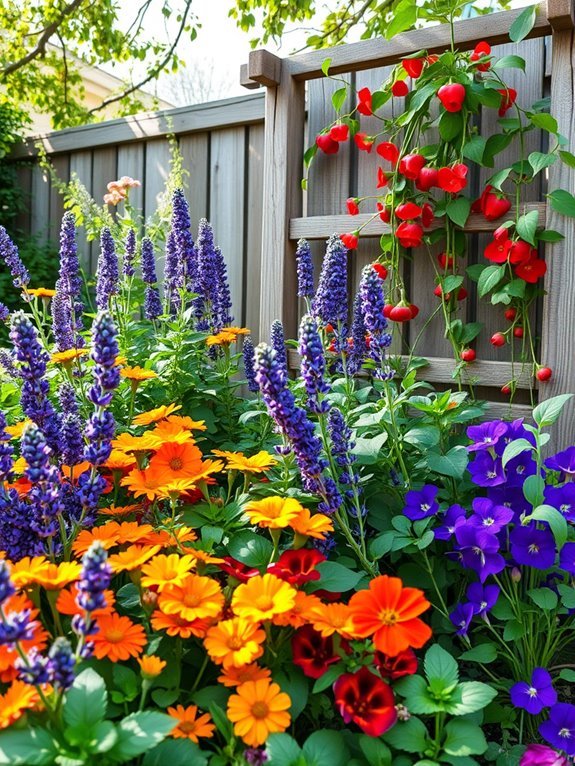 beautiful edible flower gardens