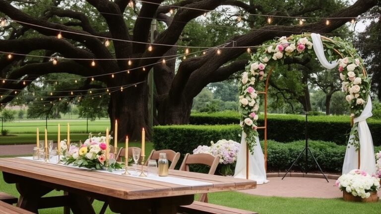 beautiful outdoor wedding decor