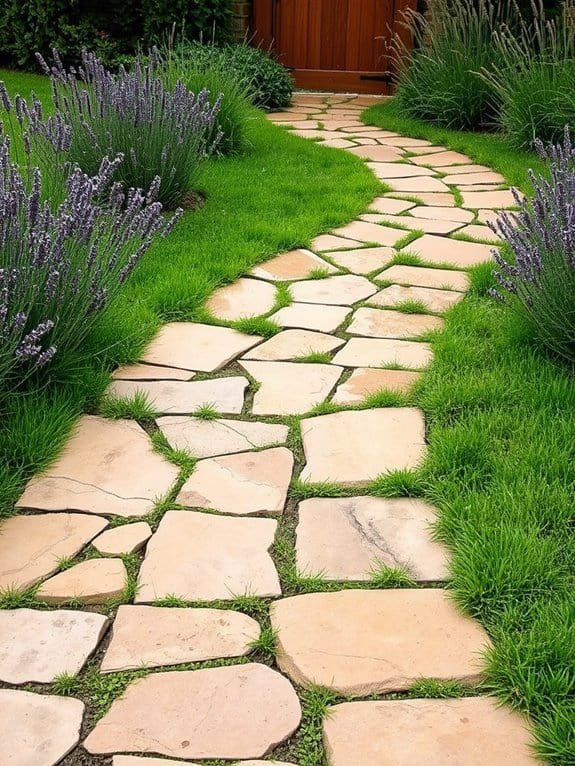 beautiful stone walkways design