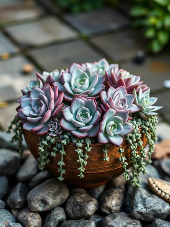 beautiful succulent displays