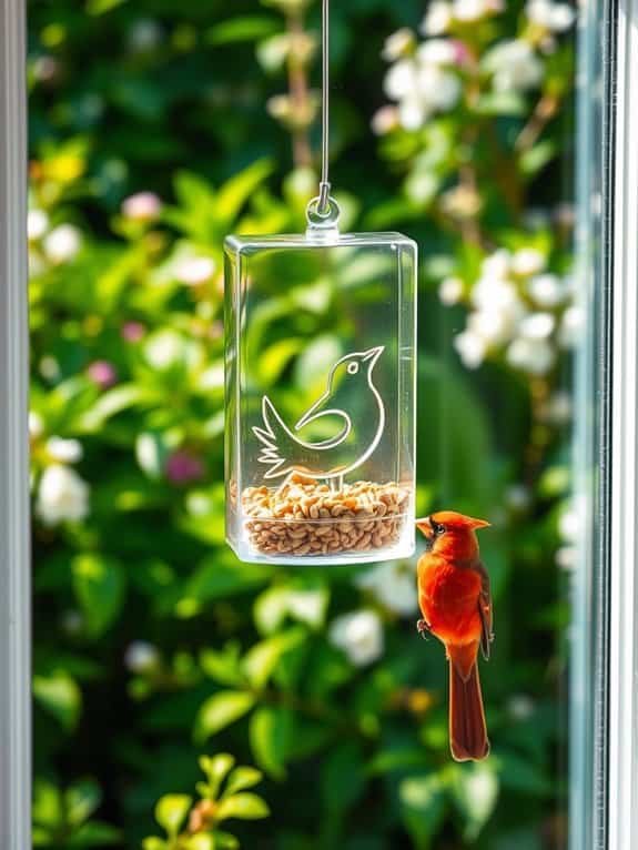 bird feeders for windows