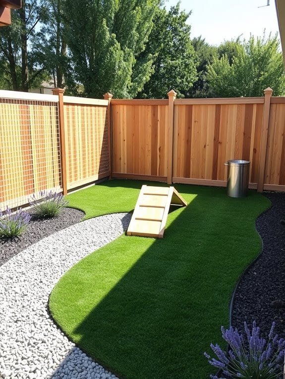 build a fenced area