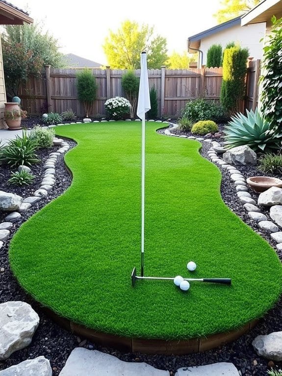 build your own putting green