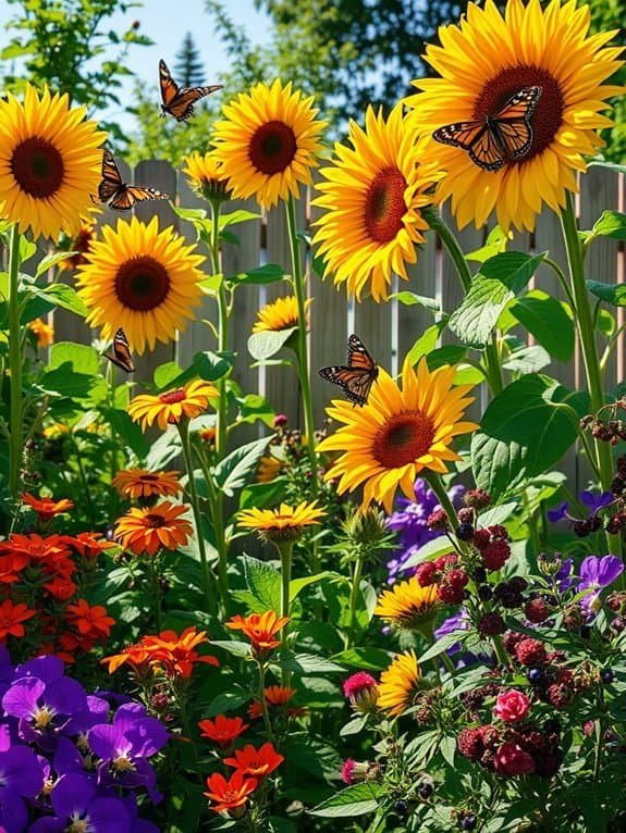 butterfly friendly edible landscaping
