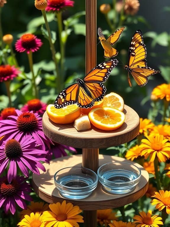 butterfly nectar feeding areas