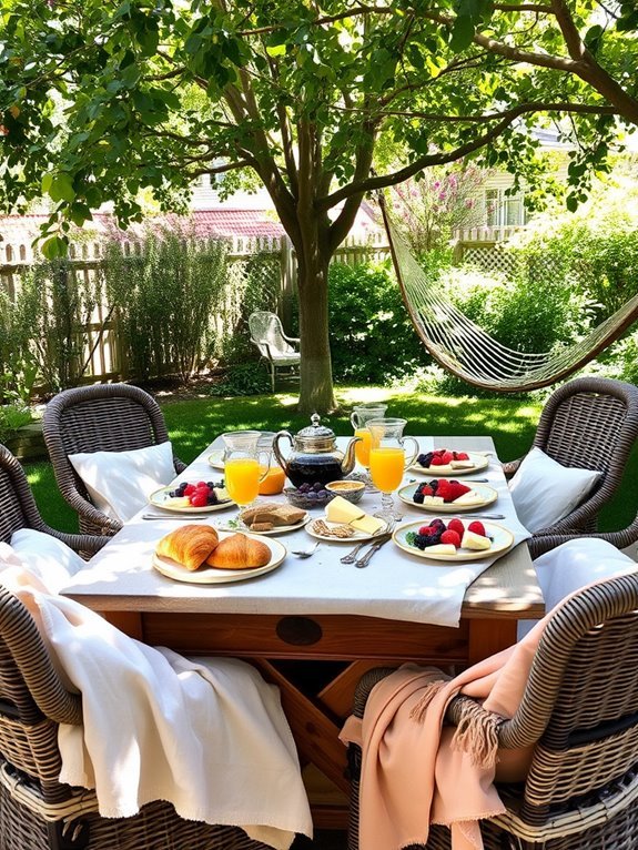 charming al fresco dining experience