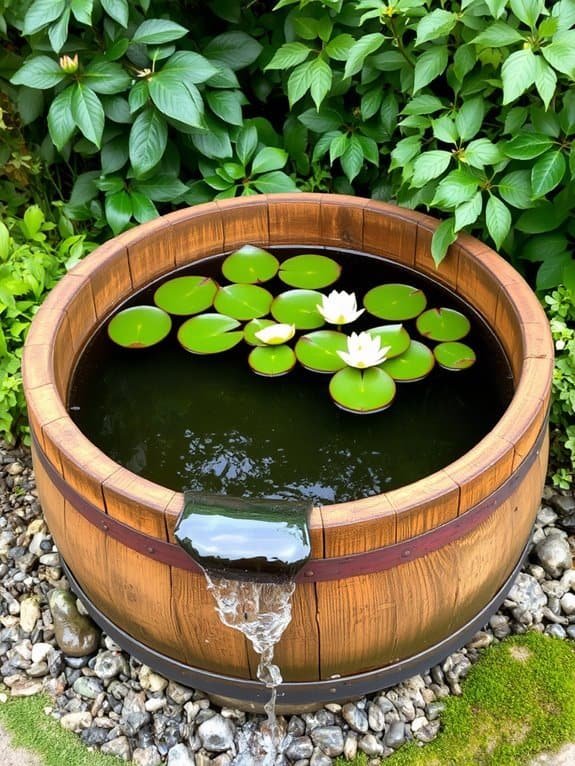 charming countryside water feature