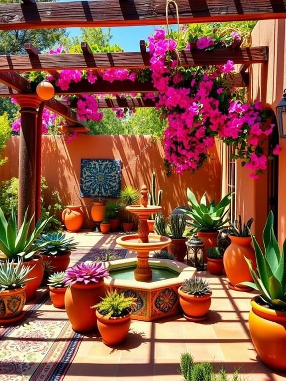 charming earthen structures blend