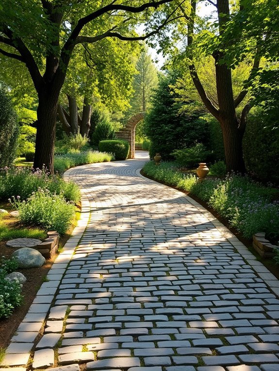 charming old world stone pathways